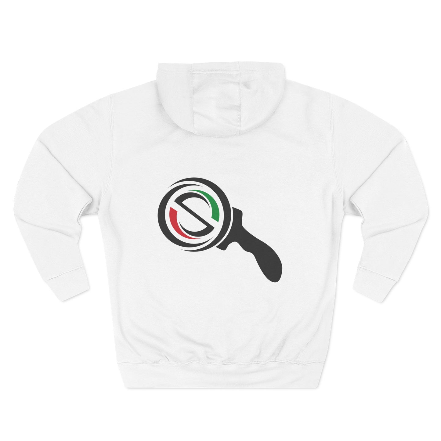 Three-Panel Fleece Hoodie