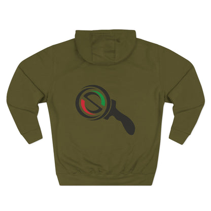 Three-Panel Fleece Hoodie